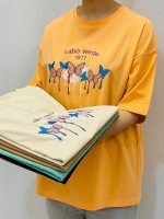 تیشرت طرح پروانه