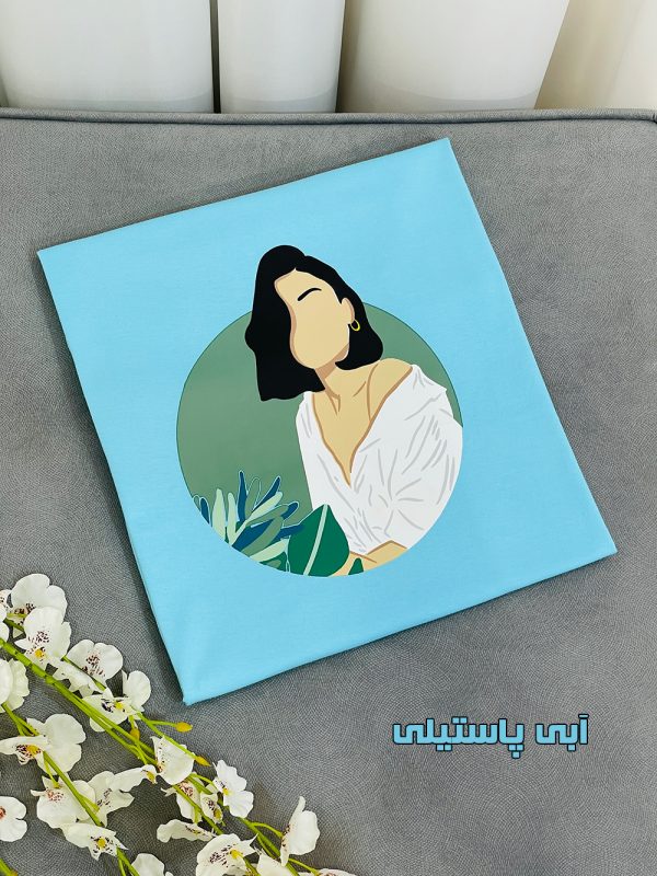 تیشرت زنانه طرح دختر