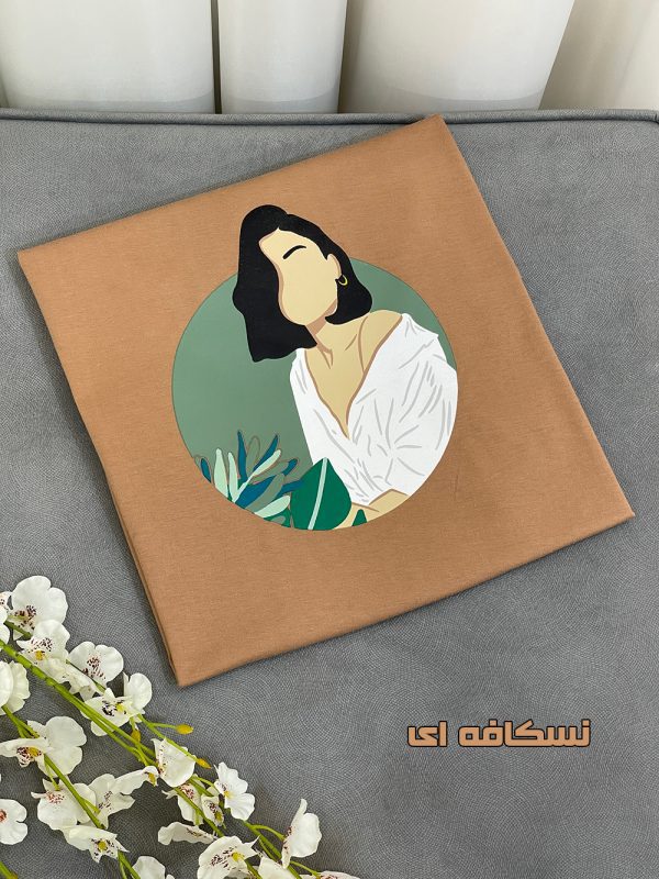 تیشرت زنانه طرح دختر