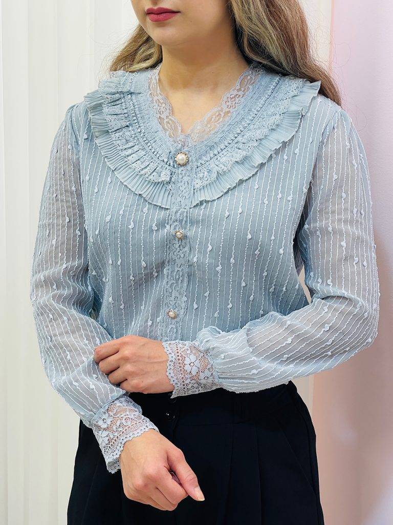 شومیز حریر چین دار زنانه