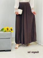 دامن پلیسه شاین دار زنانه