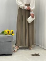 دامن پلیسه شاین دار زنانه