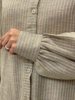 شومیز جلو گره ای راه راه زنانه