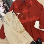 شومیز عروسکی گلدوزی زنانه