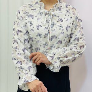 شومیز حریر پروانه ای زنانه