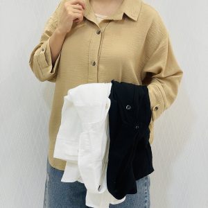 شومیز باکسی لینن