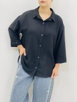 شومیز باکسی لینن