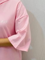 تیشرت باکسی کلاهدار زنانه