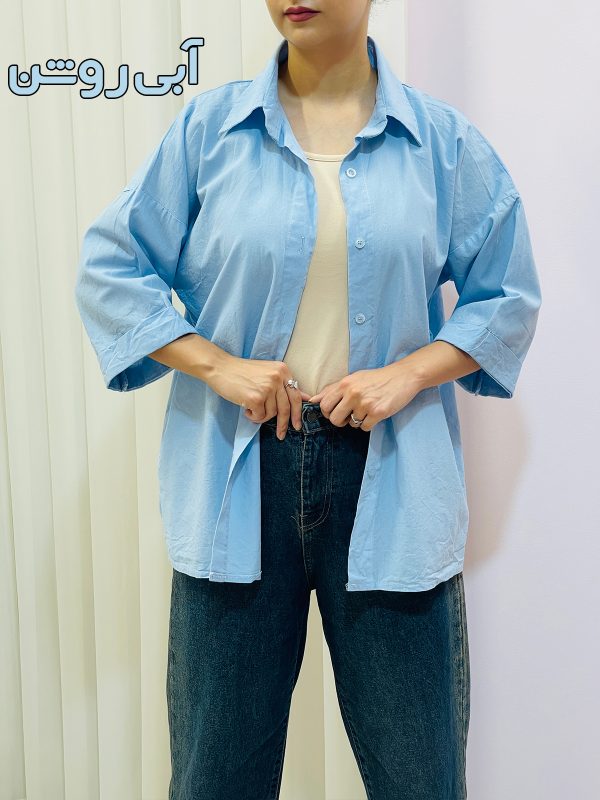 شومیز لینن باکسی