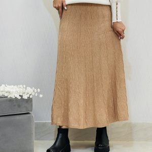 دامن بافتنی زنانه