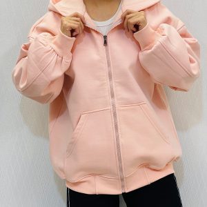 سویشرت کلاهدار دورس قواره دار زنانه