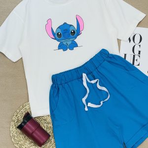 ست تیشرت و شورتک استیج زنانه