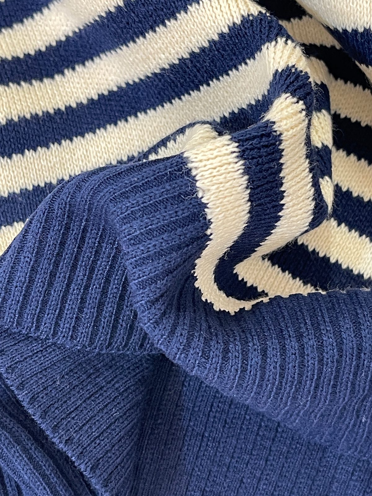 بلوز بافت راه راه زنانه بلوز بافت راه راه زنانه