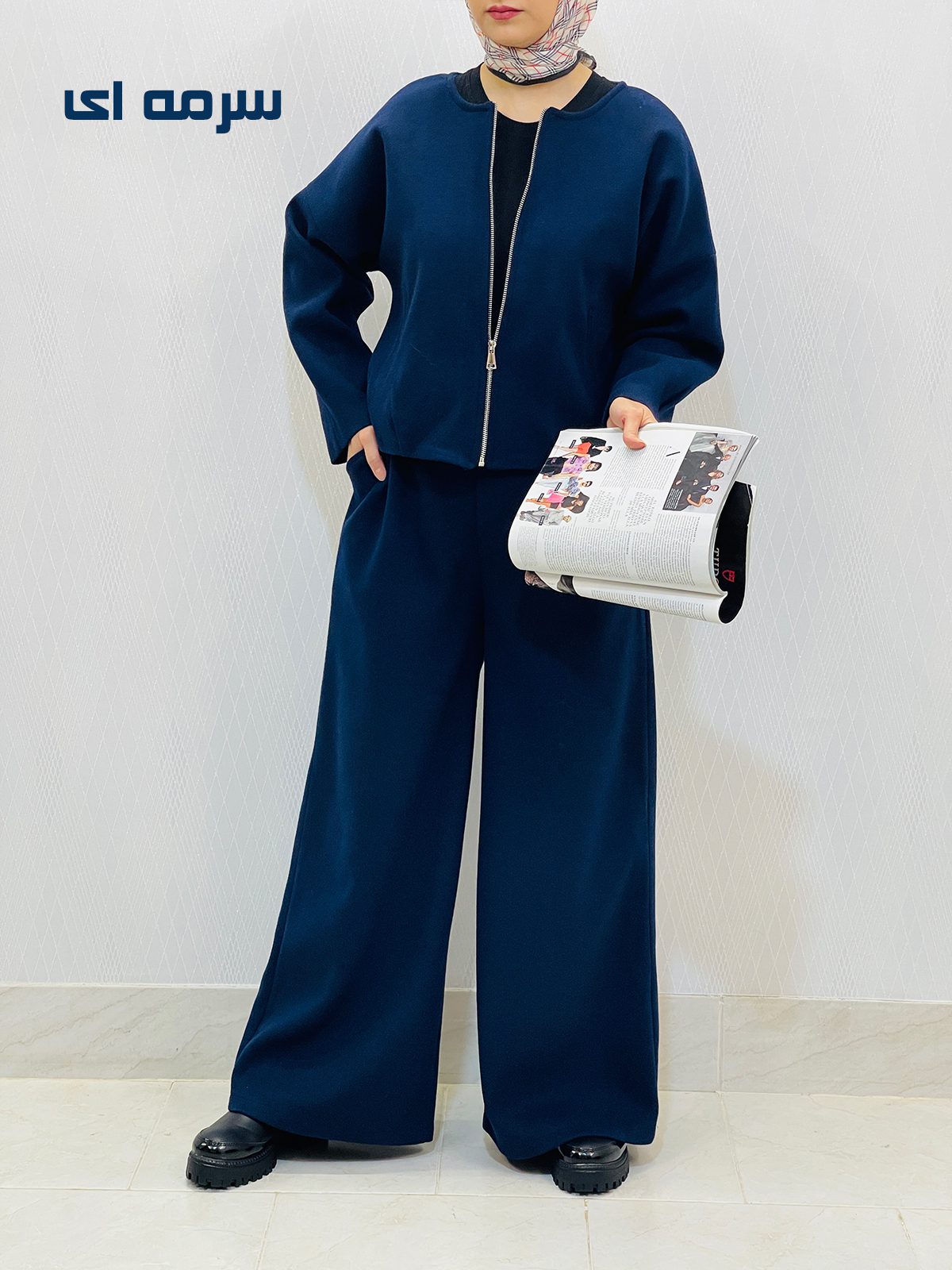 ست بامبر جکت و شلوار بگ فوتر زنانه ست بامبر جکت و شلوار بگ فوتر زنانه