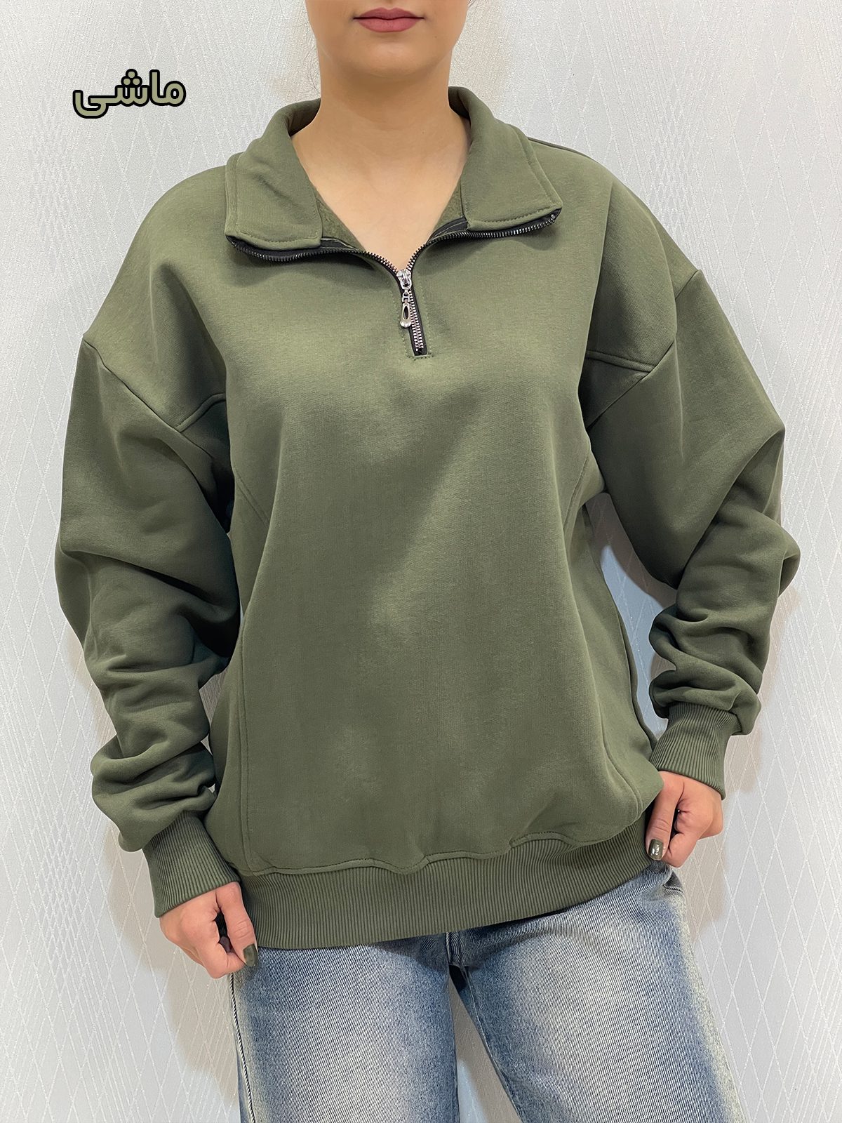 بلوز دورس نیم زیپ زنانه بلوز دورس نیم زیپ زنانه