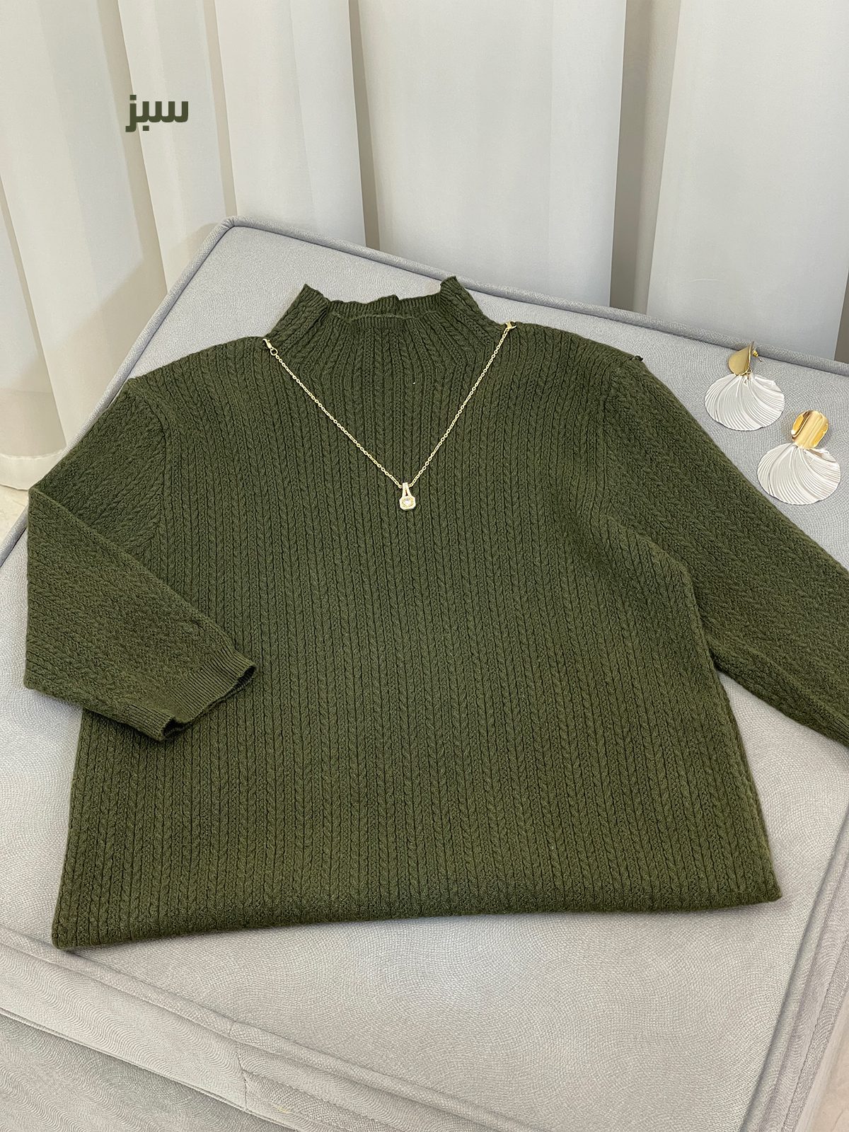 بلوز بافت گندمی آستین سه ربع زنانه بلوز بافت گندمی آستین سه ربع زنانه