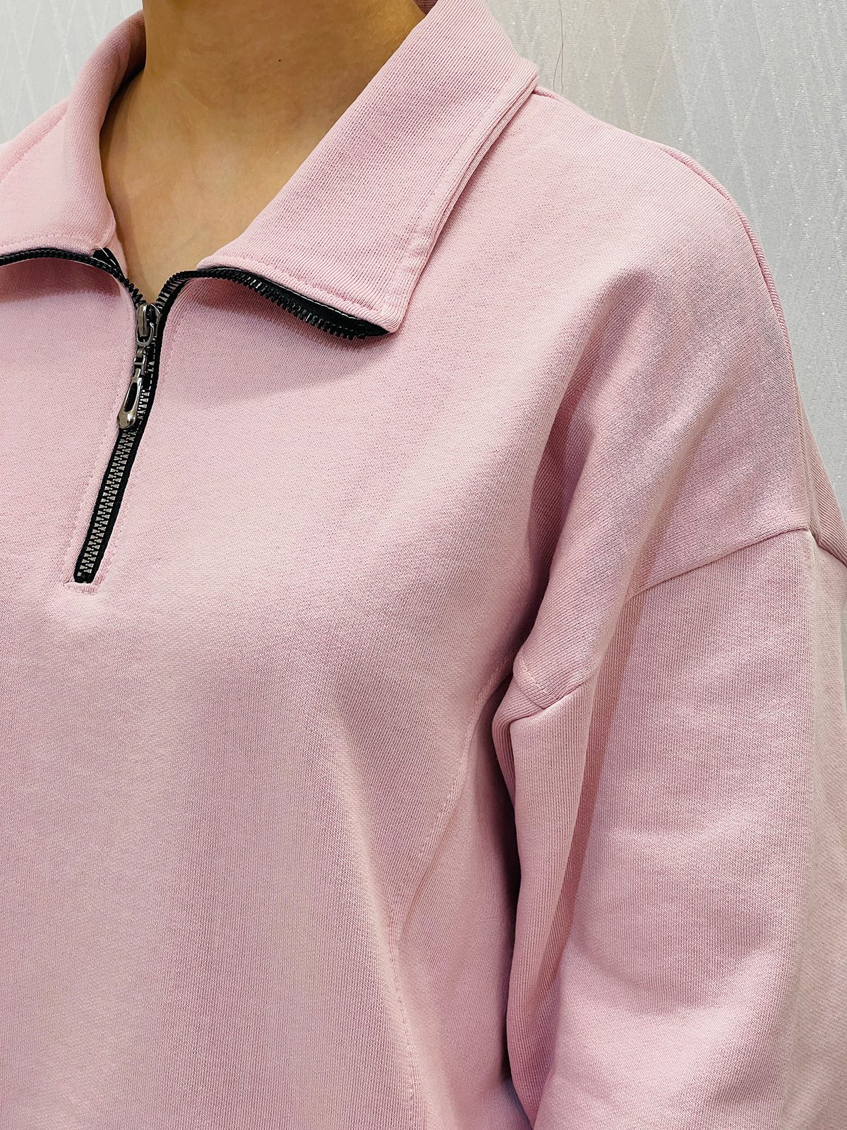 بلوز دورس نیم زیپ زنانه بلوز دورس نیم زیپ زنانه