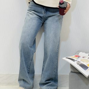 شلوار جین فول بگ زنانه