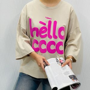 تیشرت باکسی مدادرنگی زنانه تیشرت باکسی مدادرنگی زنانه