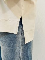 تیشرت باکسی مدادرنگی زنانه