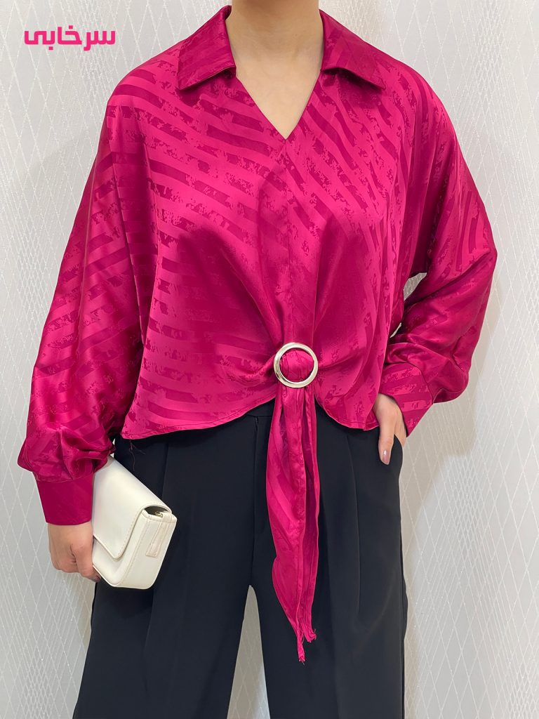 شومیز مجلسی جلو گره ای