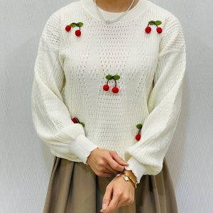 پلیور بافت گیلاسی پینترستی 1302