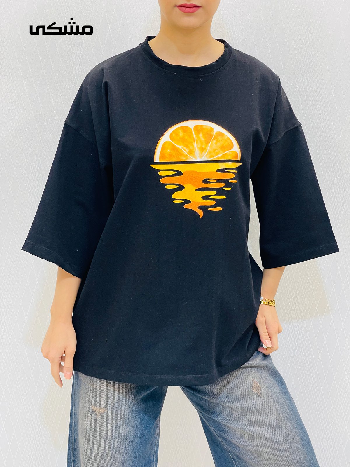 تیشرت باکسی پاستیلی زنانه تیشرت باکسی پاستیلی زنانه