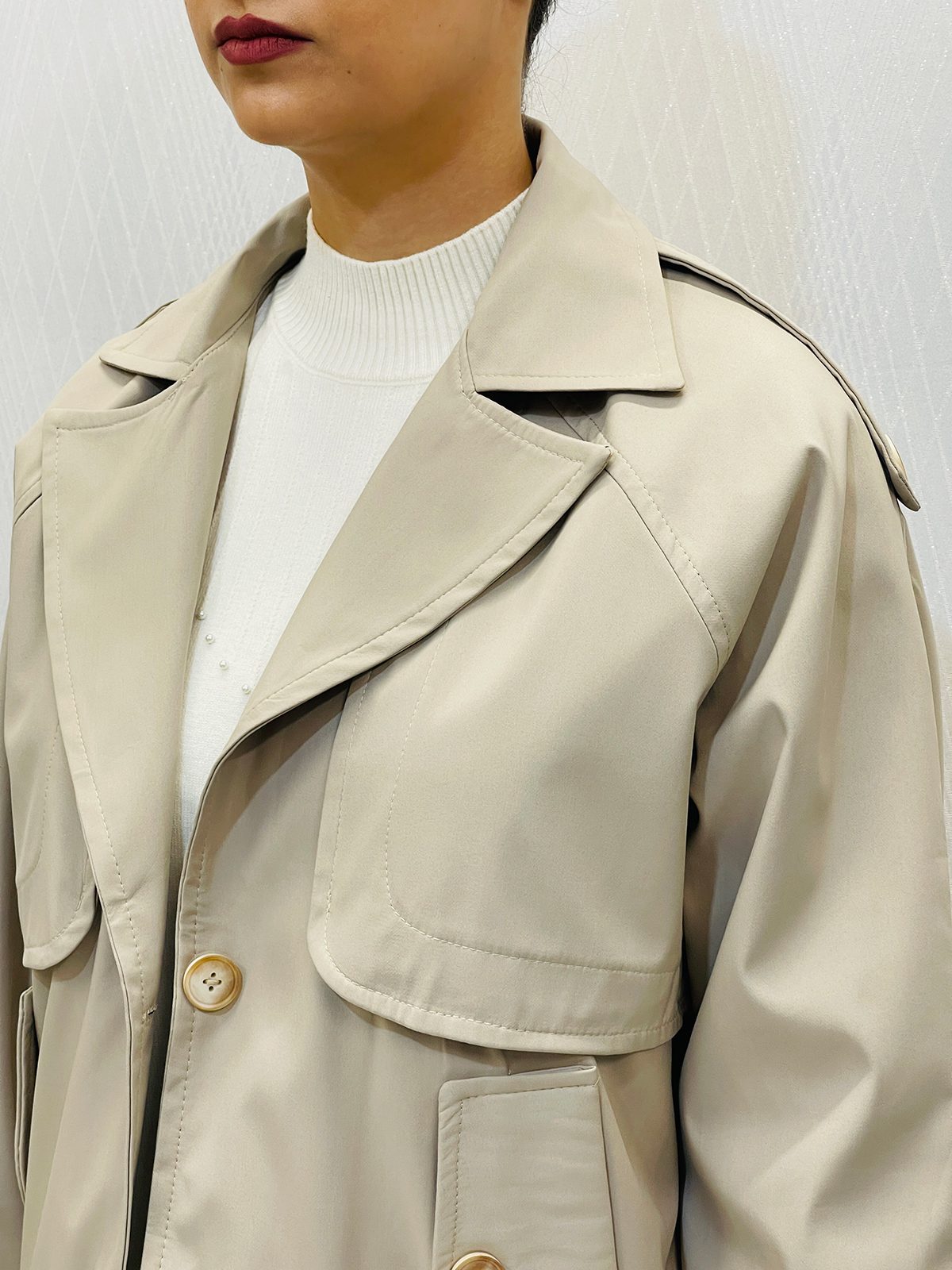 ترنچ کت داخل خز شیک زنانه ترنچ کت داخل خز شیک زنانه