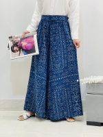 شلوار دامنی کنفی طرحدار شیک زنانه
