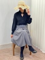 شومیز یقه خرگوشی