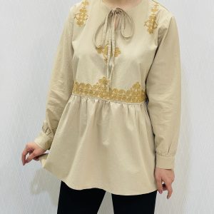 شومیز عروسکی گلدوزی زنانه