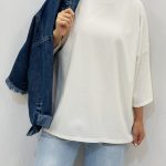 تیشرت باکسی زنانه