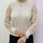بلوز بافت کریستالی شیک