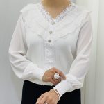 بلوز بافت پرنسسی کریستالی