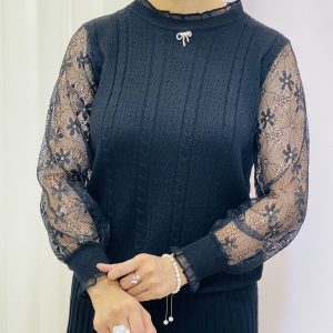 بلوز بافت کریستالی شیک