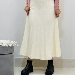 دامن بافتنی زنانه