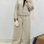 ست بامبر جکت و‌ شلوار بگ‌ فوتر زنانه