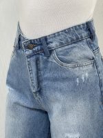 شلوار جین فلر بگ سایز بزرگ زنانه