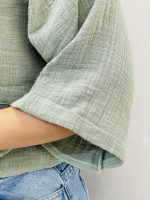 شومیز جلو گره‌ای پاستیلی
