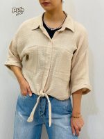 شومیز جلو گره‌ای پاستیلی