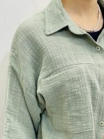 شومیز جلو گره‌ای پاستیلی
