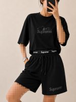 ست کراپ و شلوارک اسنوپی زنانه